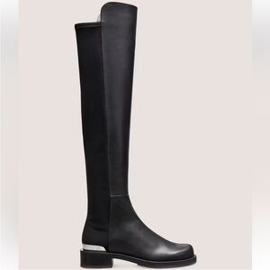 New Stuart Weitzman Bold Logo 5050 Over The Knee Boots